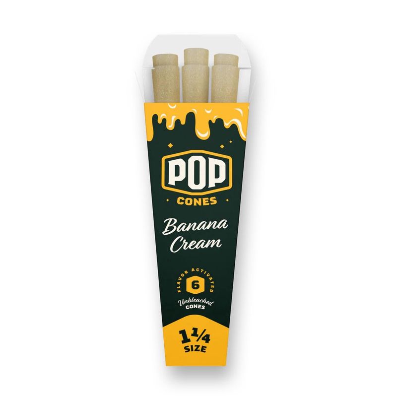 Pop Cones, 1.25 6pk, Banana Cream
