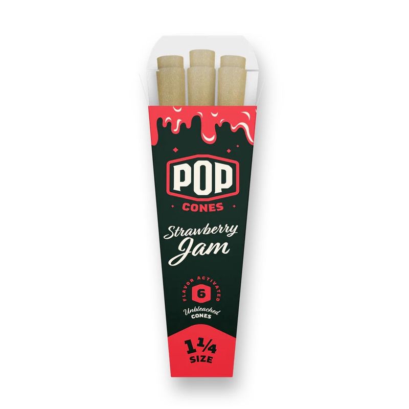 Pop Cones, 1.25 6pk, Strawberry Jam