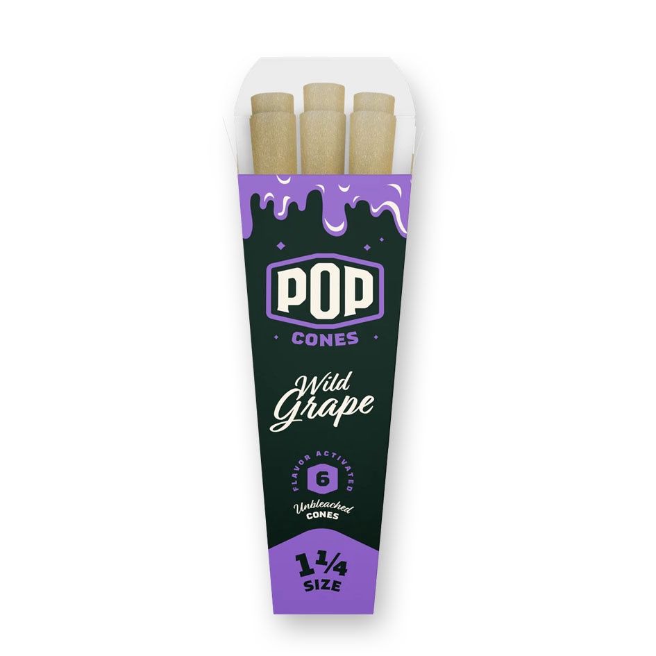 Pop Cones, 1.25 6pk, Wild Grape