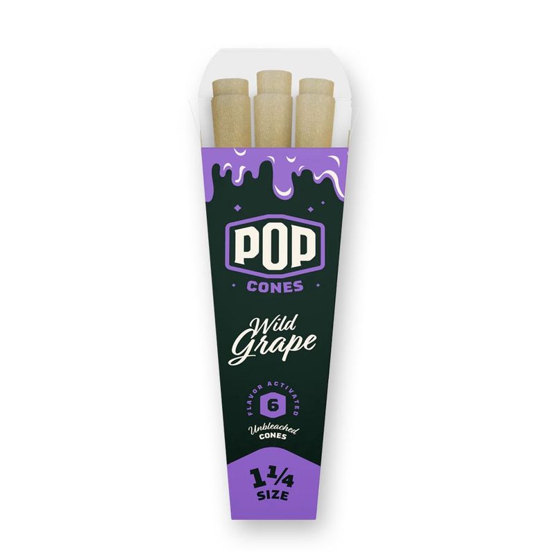 Pop Cones, 1.25 6pk, Wild Grape