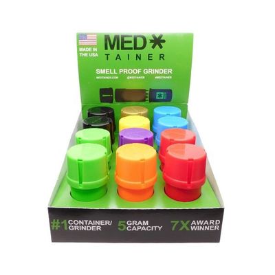MedTainer, 20 Dram Container / Grinder