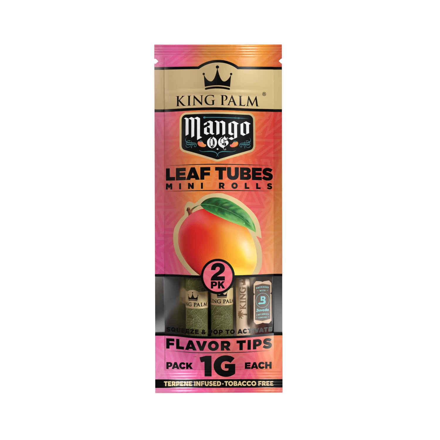 King Palm, Mini Rolls 2pk, Mango OG