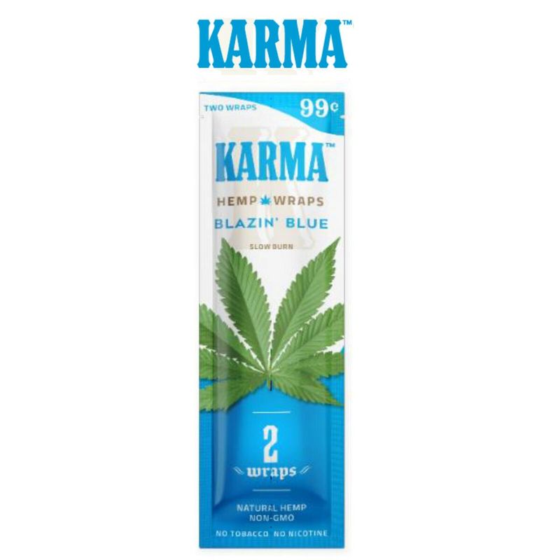 Karma Hemp Wraps, Blazin&#39; Blue