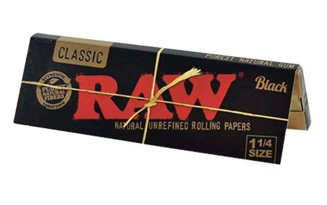 Raw Black 1.25 Papers
