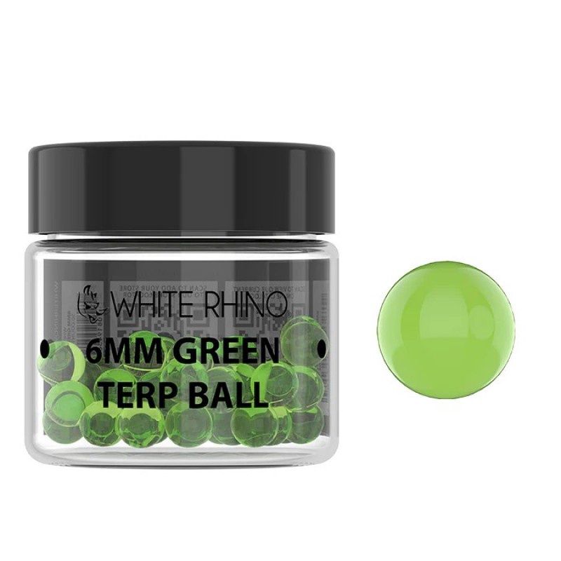 White Rhino, 6mm Terp Ball (Single), Green
