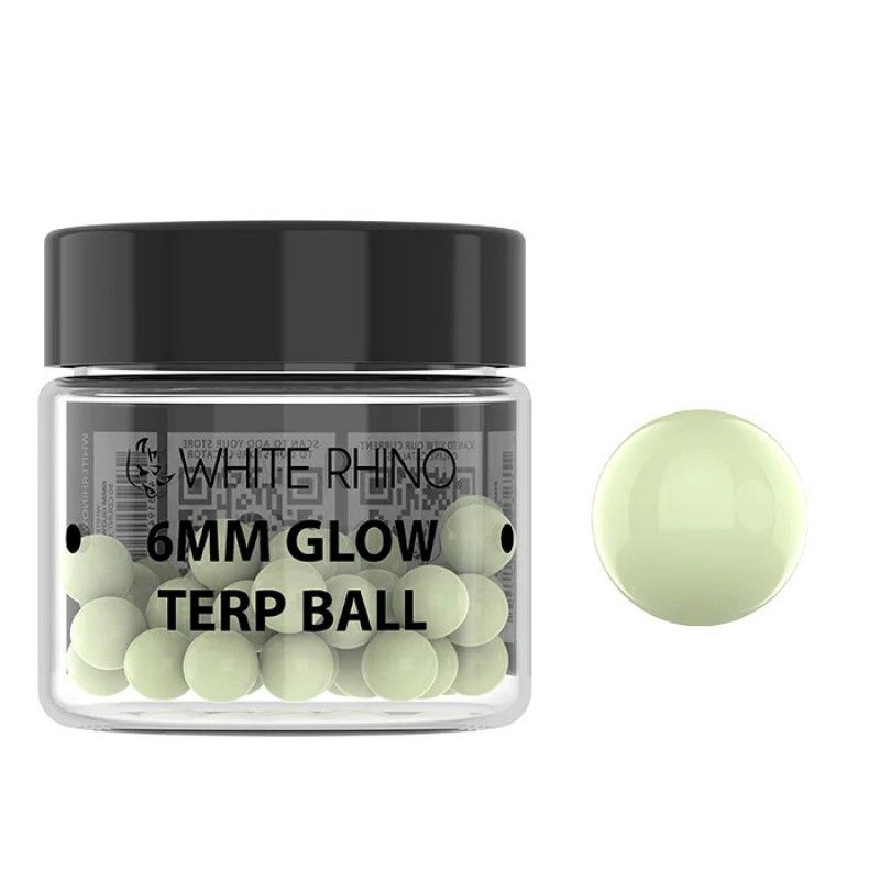 White Rhino, 6mm Terp Ball (Single), Glow
