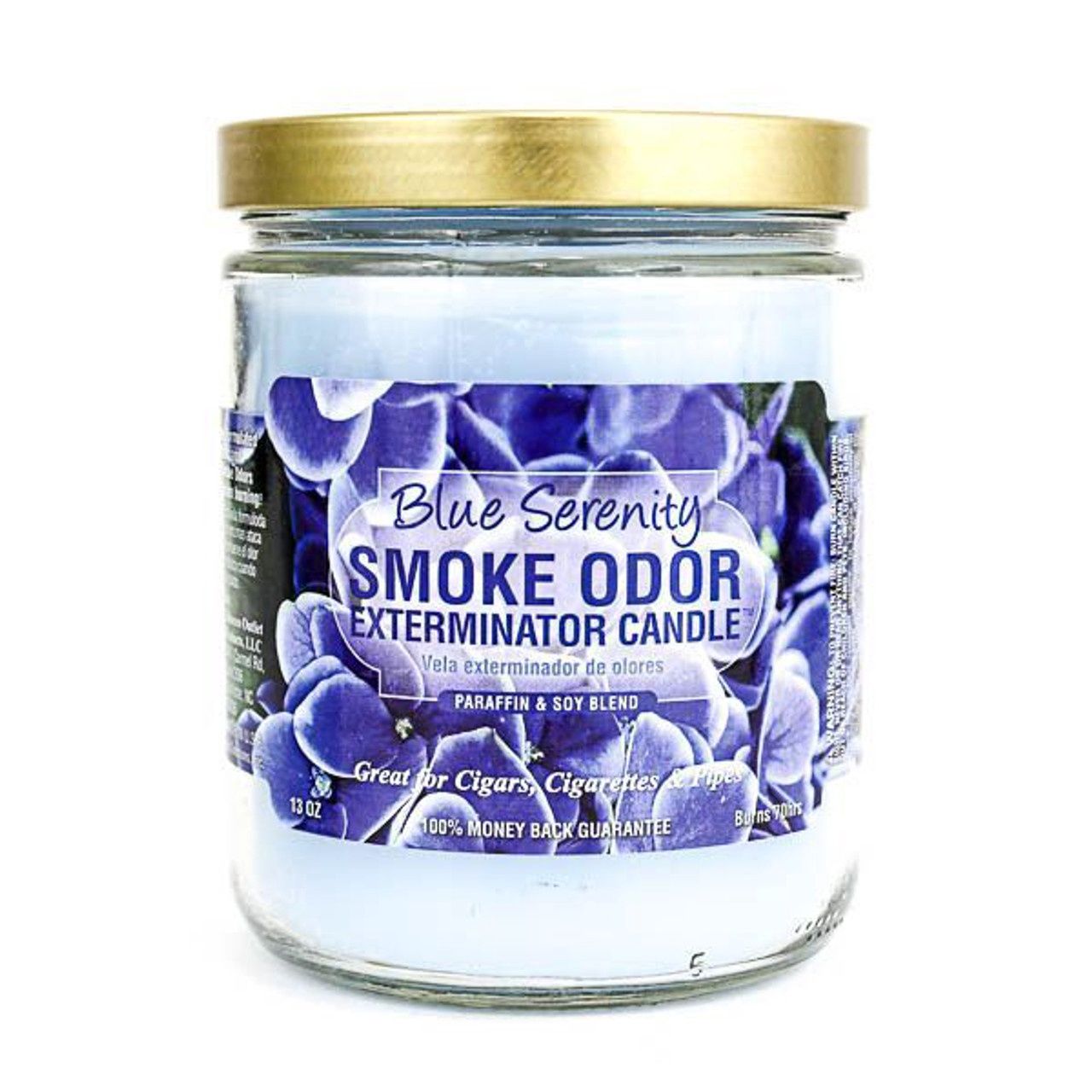 Smoke Odor Exterminator Candle 13oz, Blue Serenity