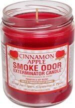 Smoke Odor Exterminator Candle 13oz, Cinnamon Apple