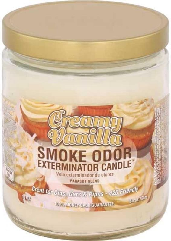Smoke Odor Exterminator Candle 13oz, Creamy Vanilla