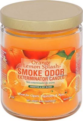 Smoke Odor Exterminator Candle 13oz, Orange Lemon Splash