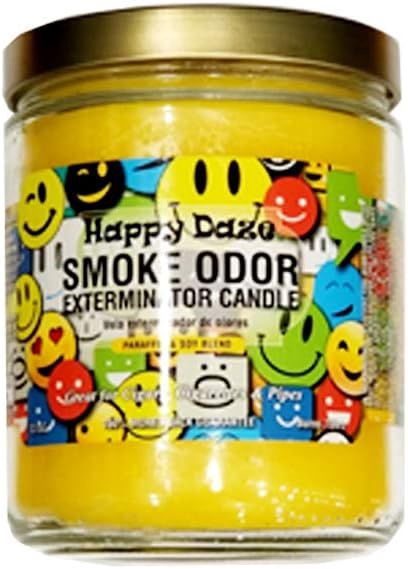 Smoke Odor Exterminator Candle 13oz, Happy Daze