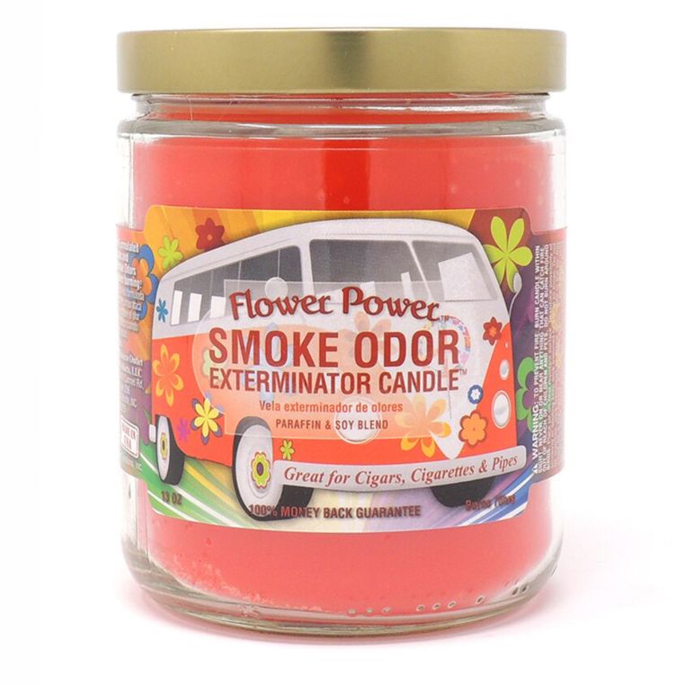 Smoke Odor Exterminator Candle 13oz, Flower Power