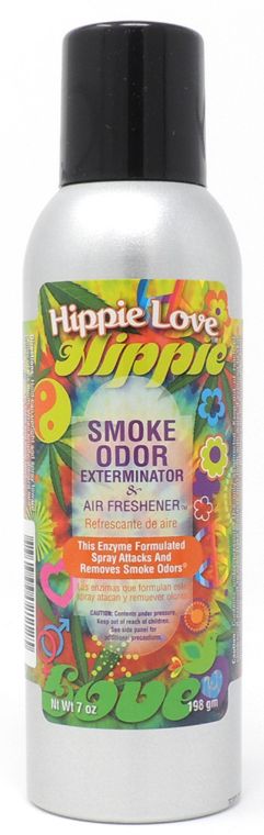 Smoke Odor Exterminator Spray 7oz Can, Hippie Love