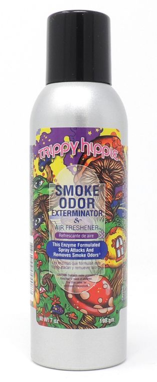 Smoke Odor Exterminator Spray 7oz Can, Trippy Hippie