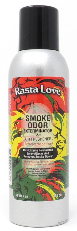 Smoke Odor Exterminator Spray 7oz Can, Rasta Love