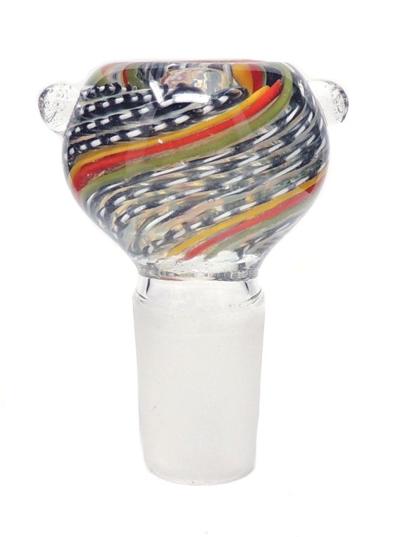 Twisted Latty w/Rasta GOG Bowl, 19mm Male