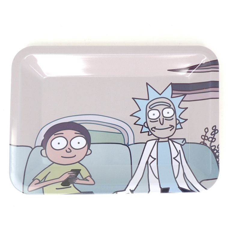 R&amp;M Couch Metal Rolling Tray, Medium