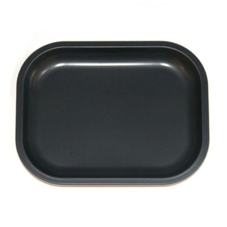 Solid Black Rolling Tray, Small