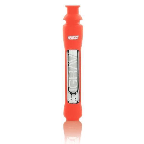Grav Taster w/ Silicone Skin, 12mm Scarlet Orange