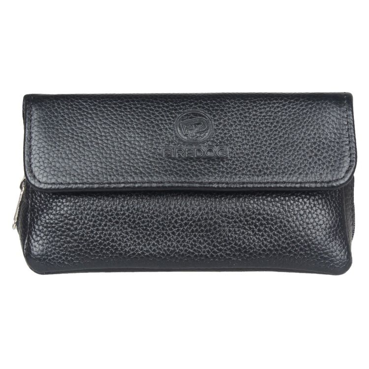 Firedog, Black Cowhide Pipe Bag