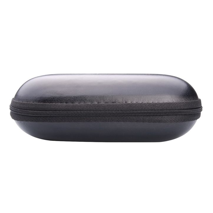 Shellz, Zipper Shell Case, Black Leather