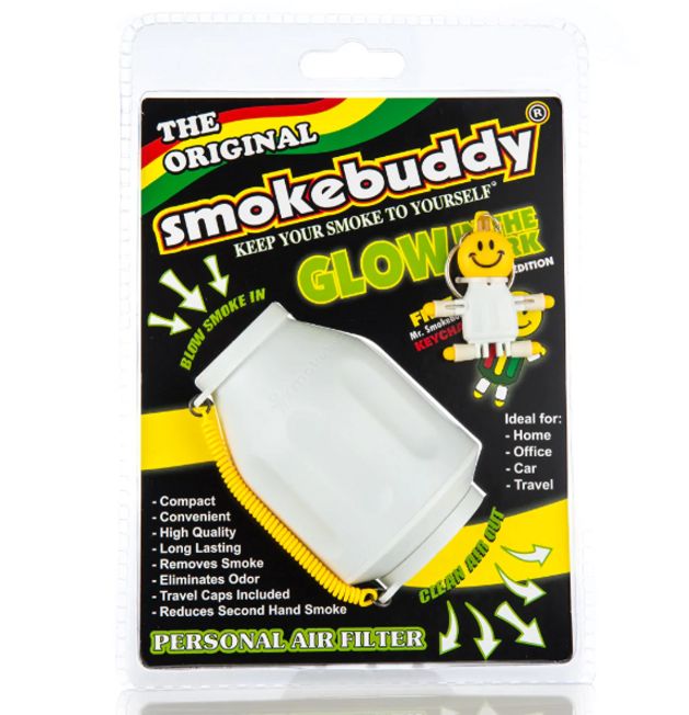 Smokebuddy Air Filter, glow-in-the-dark