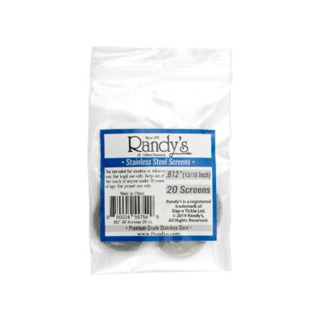 Randy&#39;s .812 Stainless Screens 20pk