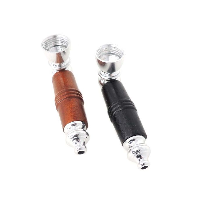 3&quot; Metal Pipe w/ Wooden Sleeve