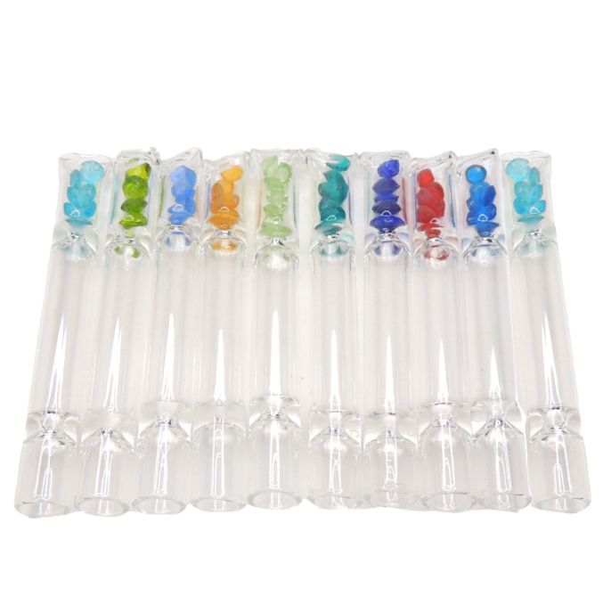 3&quot; Glass One Hitter w/ Glass Jewels
