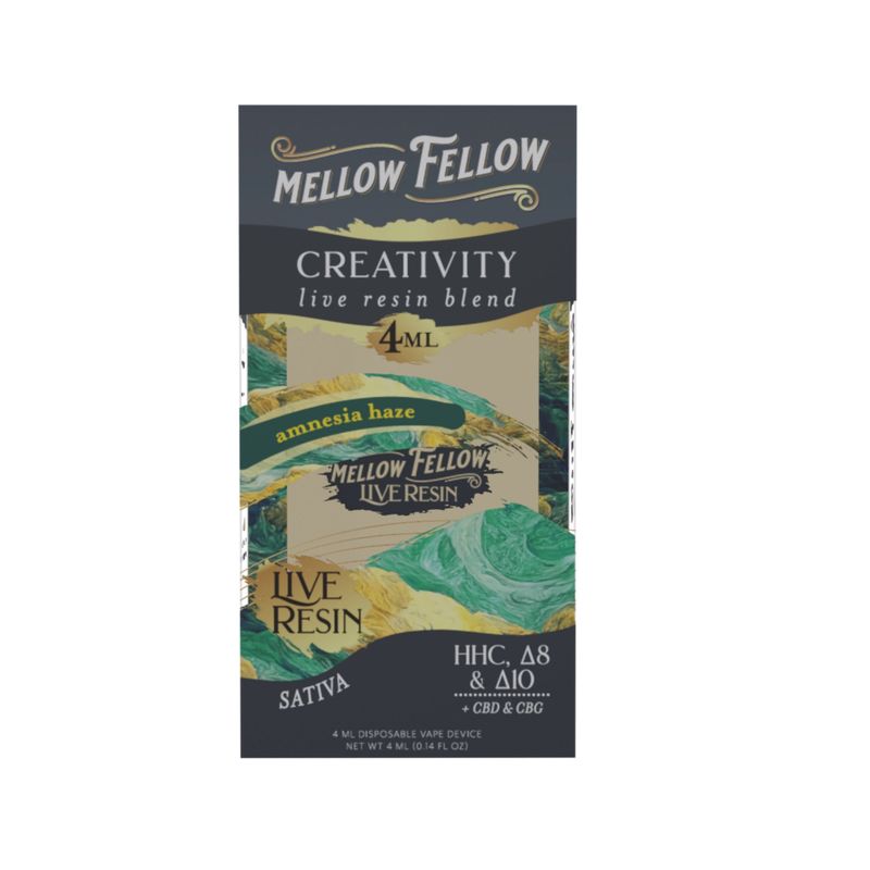 Mellow Fellow, 4G Creativity, Amnesia Haze, Sativa