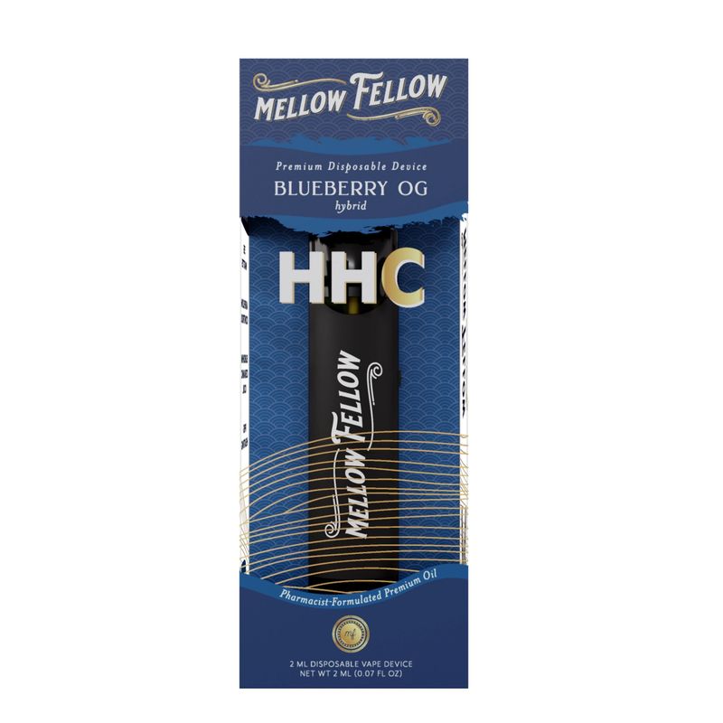 Mellow Fellow, 2G HHC, Blueberry OG, Hybrid