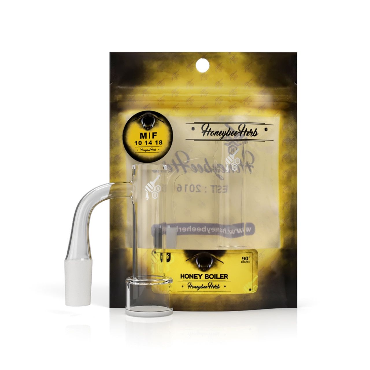 Honey Boiler 14mm Banger, Honeybee Herb