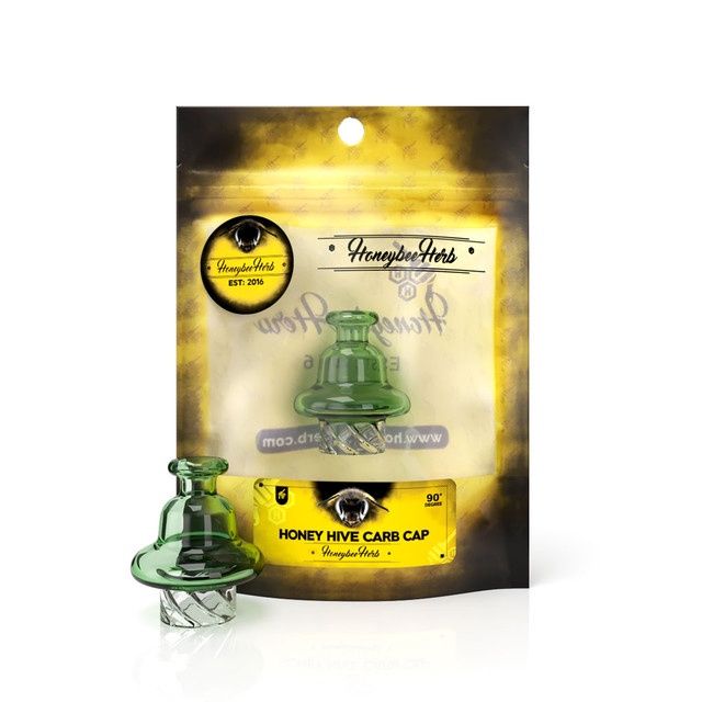 Honey Hive Carb Cap, Green, Honeybee Herb