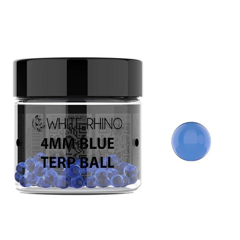 White Rhino, 4mm Terp Ball (Single), Blue