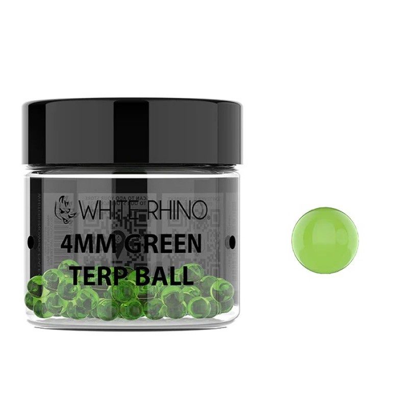 White Rhino, 4mm Terp Ball (Single), Green