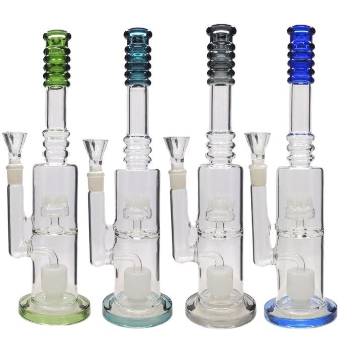 14&quot; Upside Down Perc Water Pipe