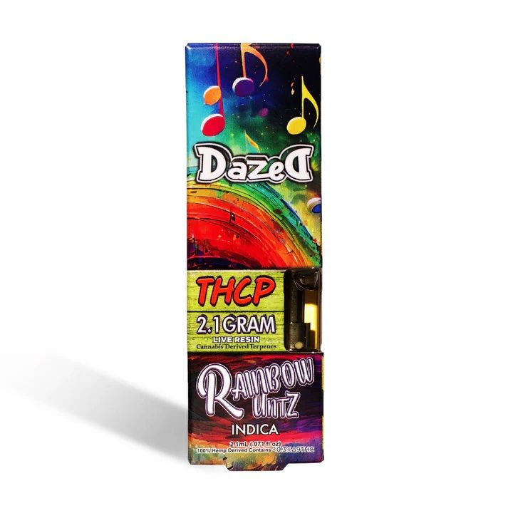 Dazed 2.1G Cart, THCP Rainbow Runtz (Indica)