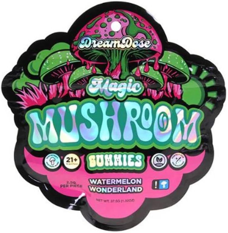 Dream Dose, Shrooms Gummies, Watermelon Wonderland