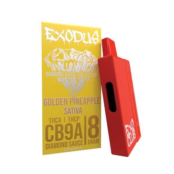 Exodus, CB9A+THCA 8G, Golden Pineapple (Sativa)