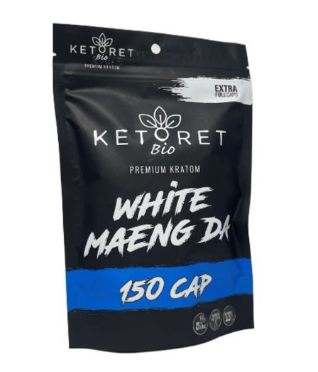 Ketoret Kratom Capsules, White Maeng Da 150 caps