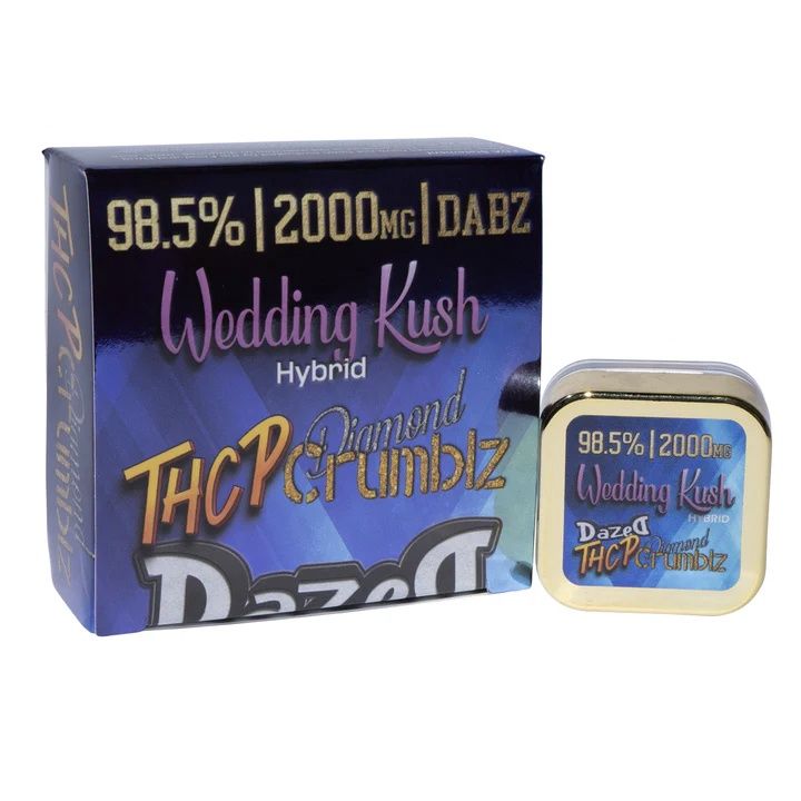 Dazed, Dab 2G THCP, (Wedding Kush) Hybrid