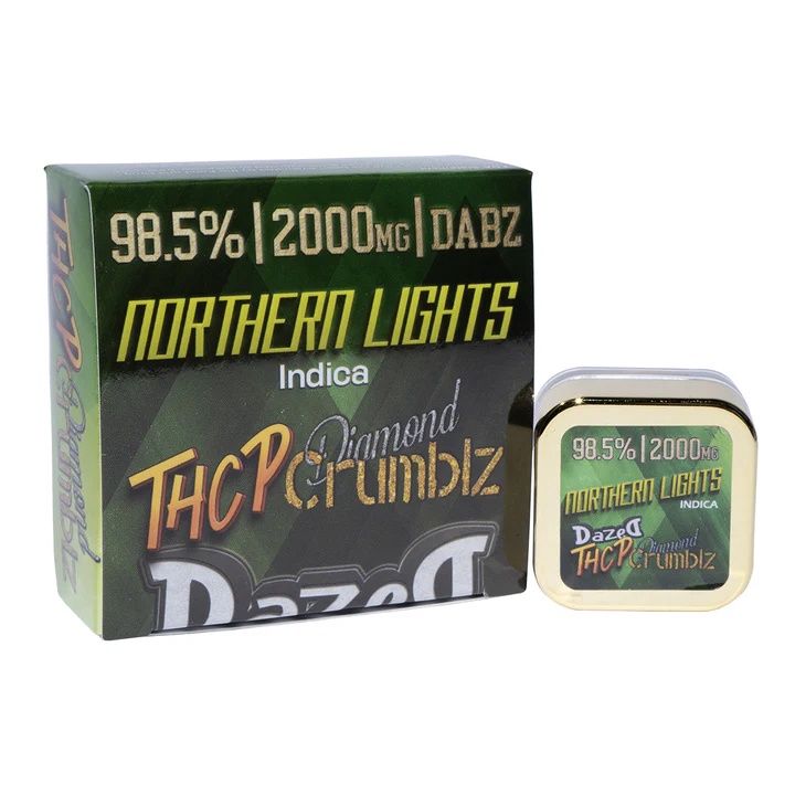 Dazed, Dab 2G THCP, Northern Lights (Indica)