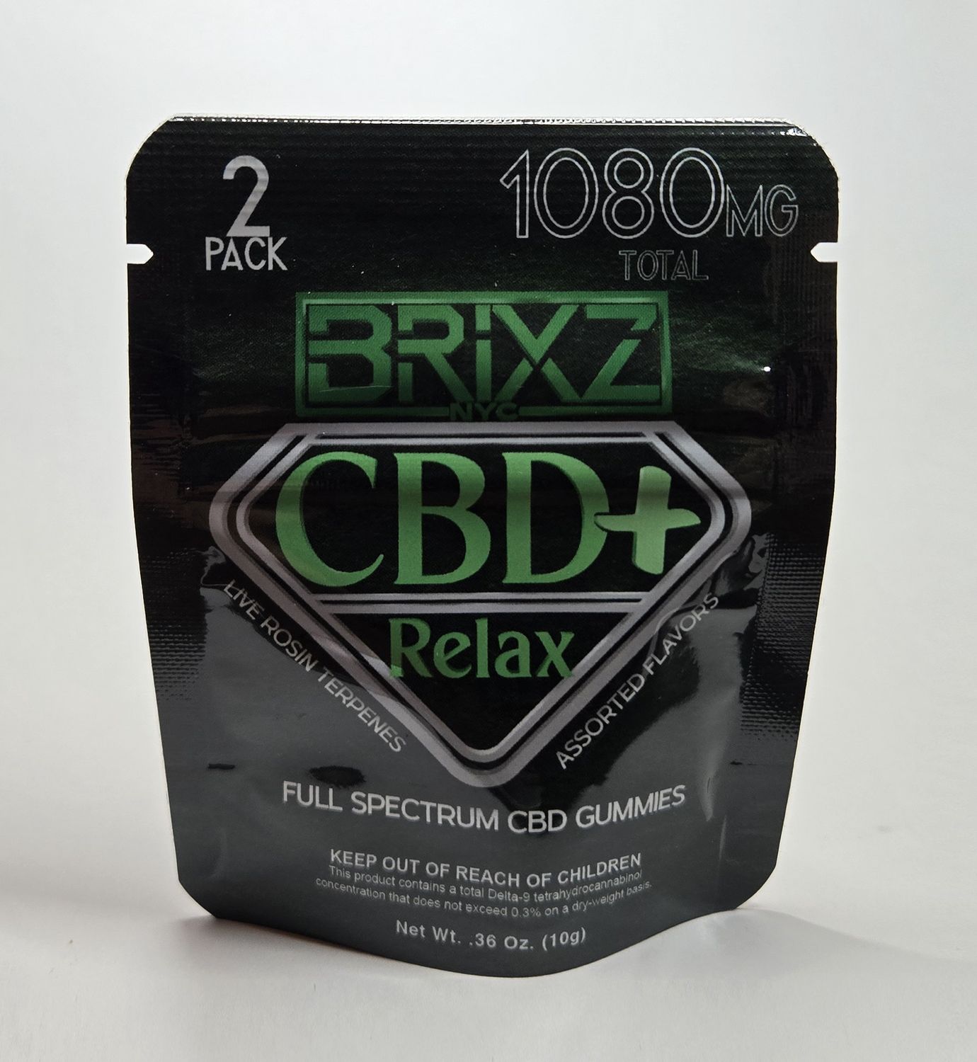 Brixz, CBD + Relax Gummies, 2pk