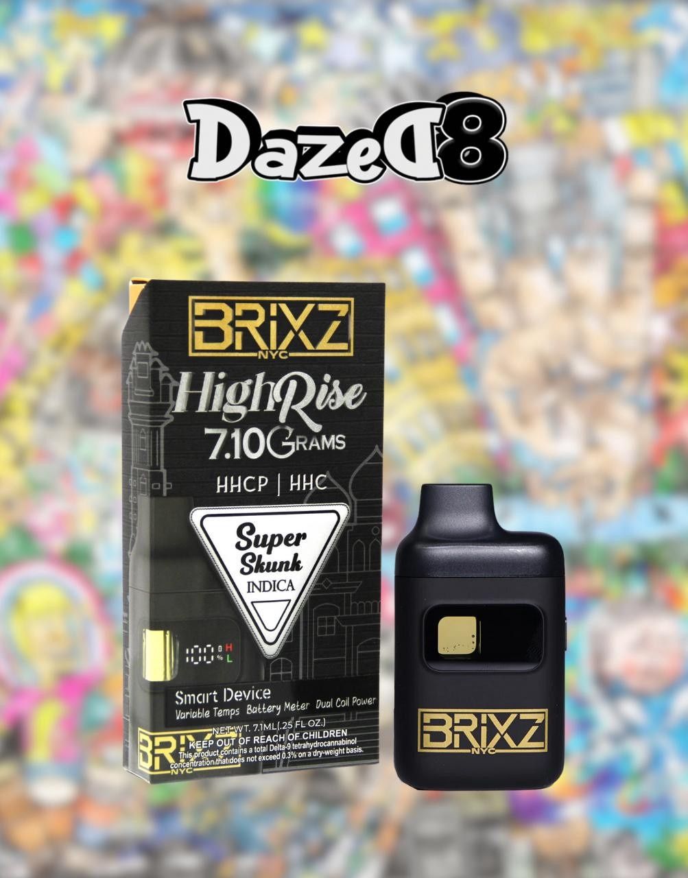 Brixz, 7.1G HHCP/HHC, Super Skunk (Indica)