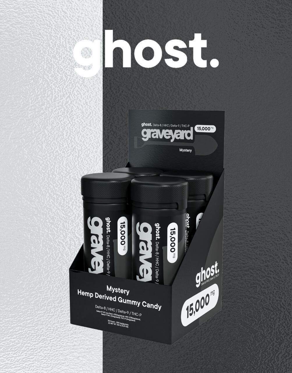 Ghost, 15,000MG Edibles, D8/HHC/D9/THCP, Mystery