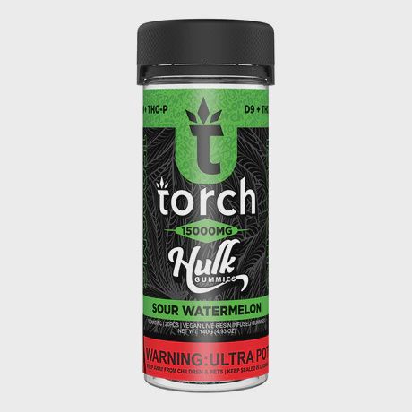 Torch, Hulk Gummies, THCP/D9 15000mg (Sour Watermelon)