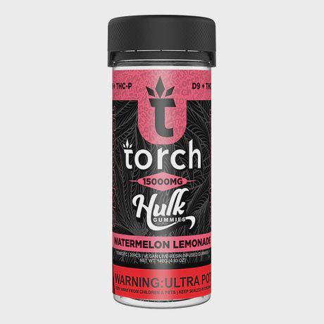 Torch, Hulk Gummies, THCP/D9 15000mg (Watermelon Lemonade)