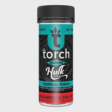 Torch, Hulk Gummies, THCP/D9 15000mg (Tropical Punch)