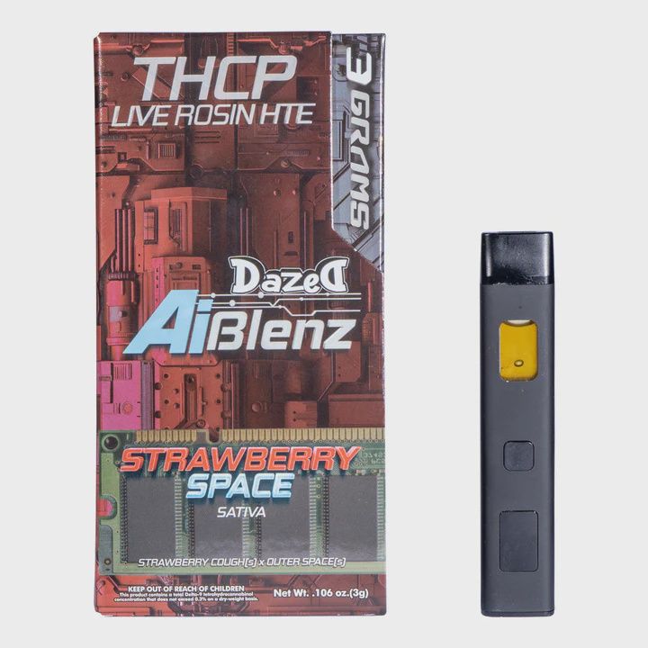 Dazed, THCP, Strawberry Space (Sativa)