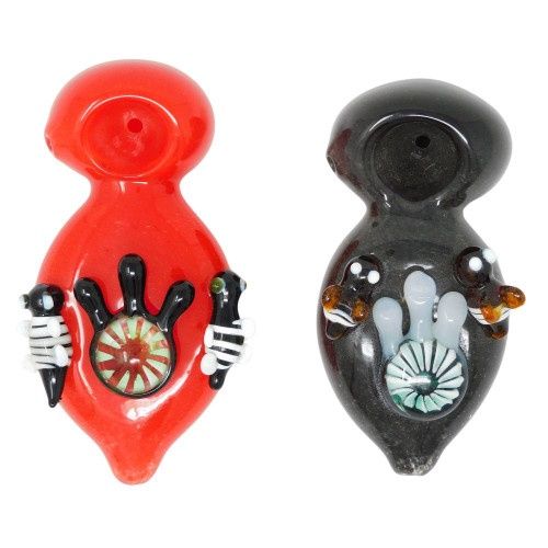 Flat Bee Glass Pipe